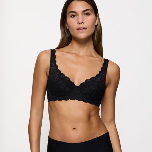 Triumph Amourette WHP Μαύρο Σουτιέν με Ελαφριά Ενίσχυση