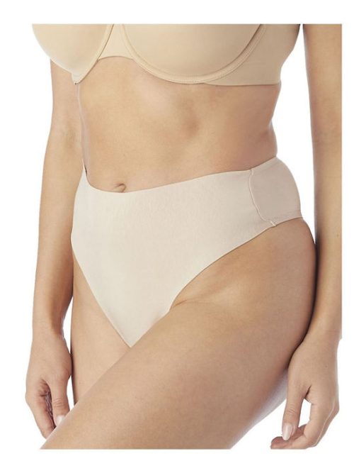 Naomi & Nicole Μπεζ Γυναικείο Λαστέξ String Light Shaping Thong - Image 3