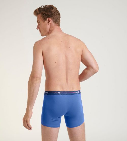 Sloggi Start Short Ανδρικά Μποξεράκια Μπλε 2Pack - Image 4