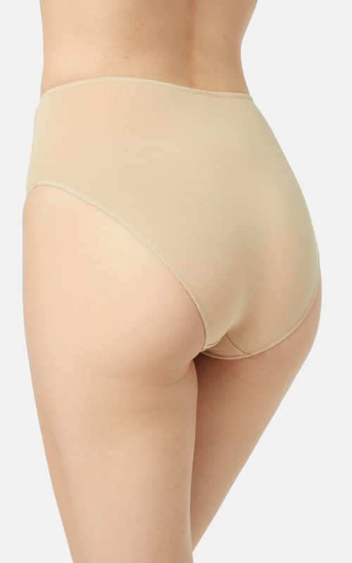 Minerva Fimelle Invisible Modal Midi Γυναικείο Εσώρουχο Μπεζ 2Pack - Image 2