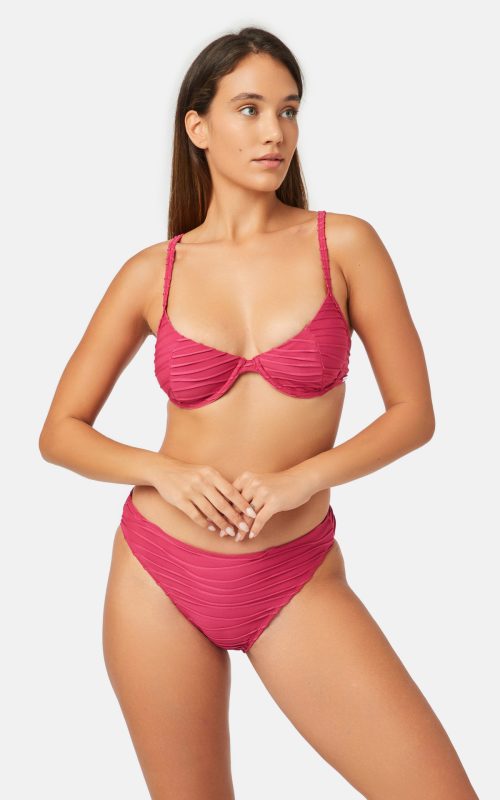 Minerva Salvador Rio Basic Bikini Slip Φούξια