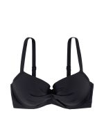 Dorina Azores Μαύρο Bikini Top με Ελαφριά ενίσχυση & Μπανέλες
