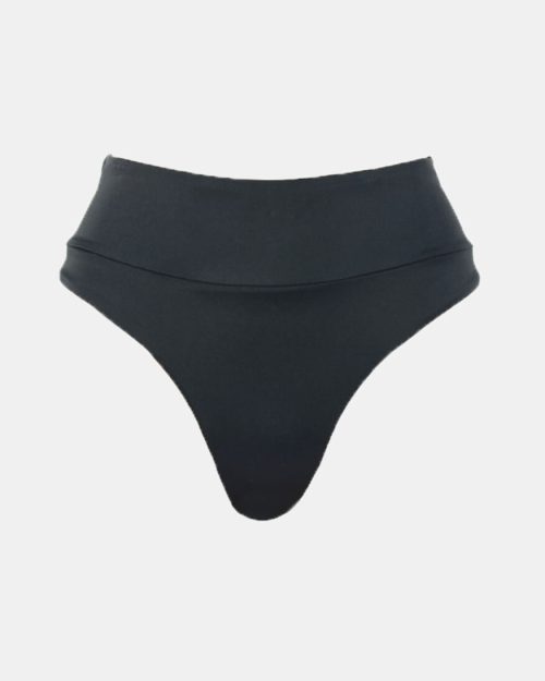 Rock Club Bikini Brazil Ψηλόμεσο Μαύρο - Image 2