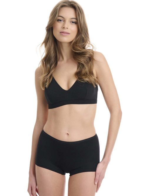 Walk Bamboo Γυναικεία Boxer 2Pack Μαύρα