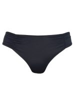 Rock Club Μαύρο Bikini Slip με Σούρες