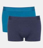 Sloggi men EVER Airy Βαμβακερά Μποξεράκια Hipster 2 τμχ Μπλε