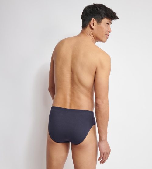 Sloggi Men Go Natural Brief Ανδρικό Βαμβακερό Σλιπ 2 TMX Μωβ/Λεβάντα - Image 3