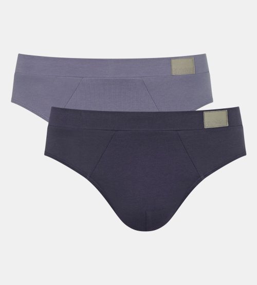 Sloggi Men Go Natural Brief Ανδρικό Βαμβακερό Σλιπ 2 TMX Μωβ/Λεβάντα