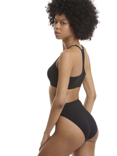 Walk Ψηλόμεσα Γυναικεία Slip 2Pack Μαύρα - Image 4