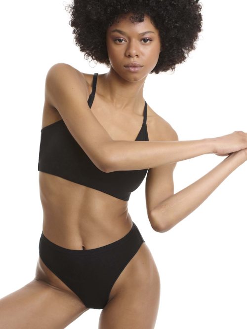 Walk Ψηλόμεσα Γυναικεία Slip 2Pack Μαύρα - Image 2