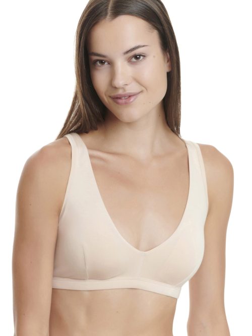 Walk Τριγωνικό Σουτιέν από Bamboo με Αφαιρούμενα Pads Μπεζ