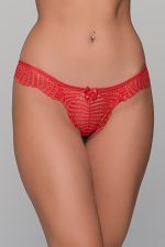 Milena by Paris Κόκκινο Brazilian με Δαντέλα