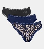 Sloggi Multicolor GO Crush H High Leg Γυναικεία Εσώρουχα 3Pack