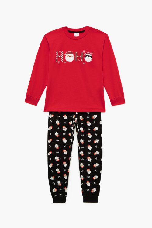 Minerva X-mas HoHo Unisex Παιδική Πυτζάμα