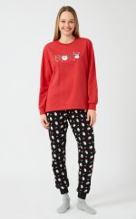 Minerva X-Mas HoHo Unisex  Βαμβακερή Πυτζάμα