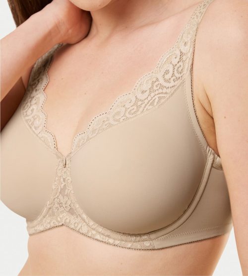 Triumph Minimizer Amourette W01 Μπεζ Σουτιέν χωρίς Ενίσχυση με Μπανέλες - Image 3