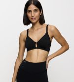 Triumph Triaction Fitness F Μαύρο Αθλητικό Σουτιέν