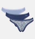 Sloggi Multicolor GO Crush String Γυναικεία Εσώρουχα 3Pack