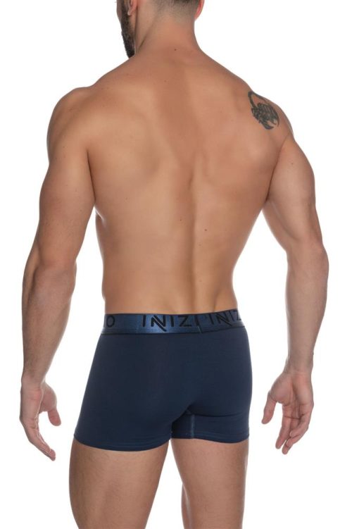 INIZIO Boxer με Εξωτερικό Μεταλιζέ Λάστιχο Μπλε 2Pack - Image 4