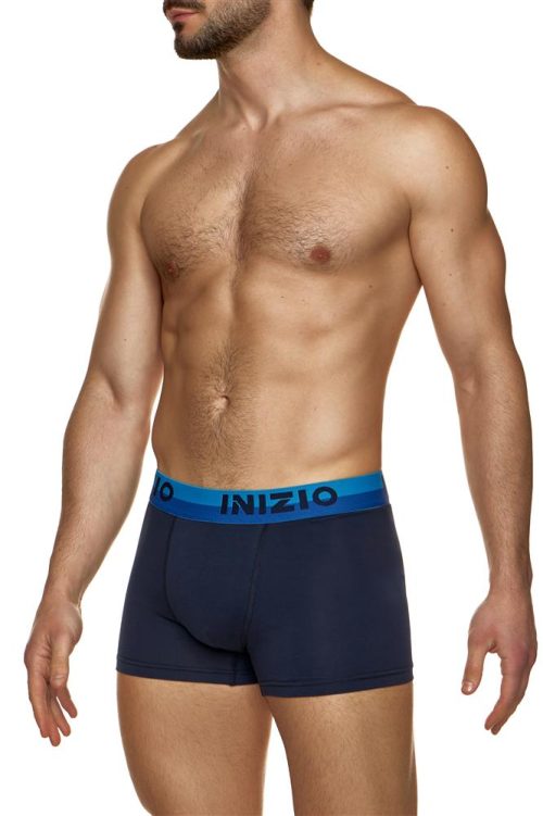 INIZIO Boxer με Εξωτερικό Λάστιχο Μπλε 2Pack - Image 2