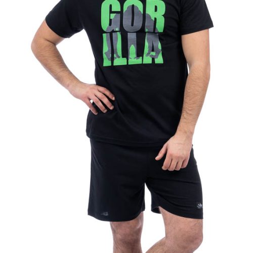 Sara Gorilla Μαύρη Ανδρική Βαμβακερή Πυτζάμα