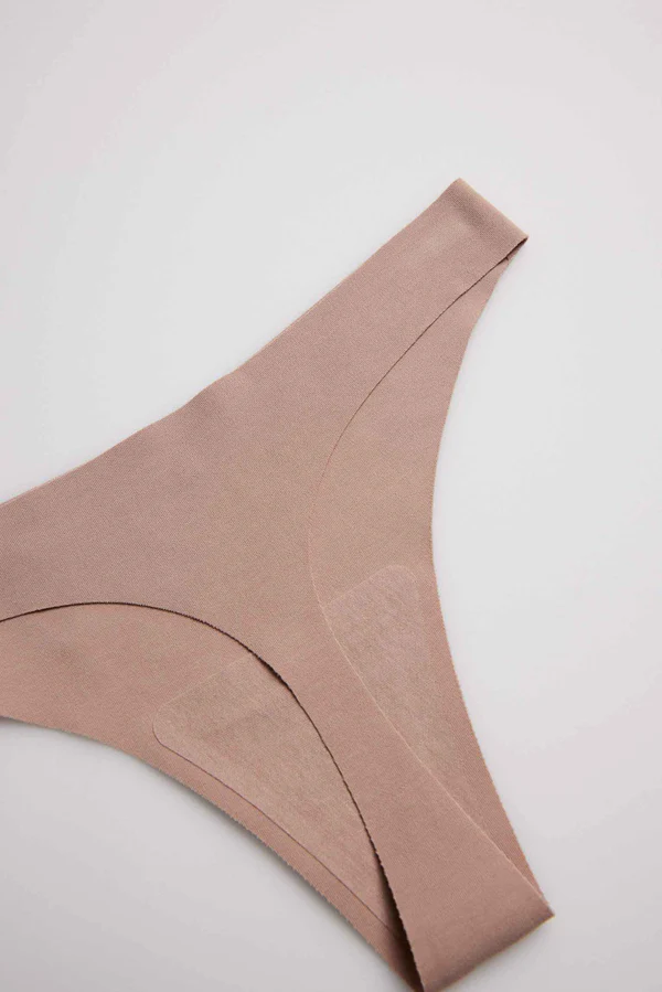 Ysabel Mora Μπεζ Laser Cut Βαμβακερό String - Image 2