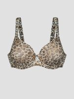Dorina Eudora Demi Animal Print Σουτιέν με Ελαφριά Ενίσχυση & Μπανέλες