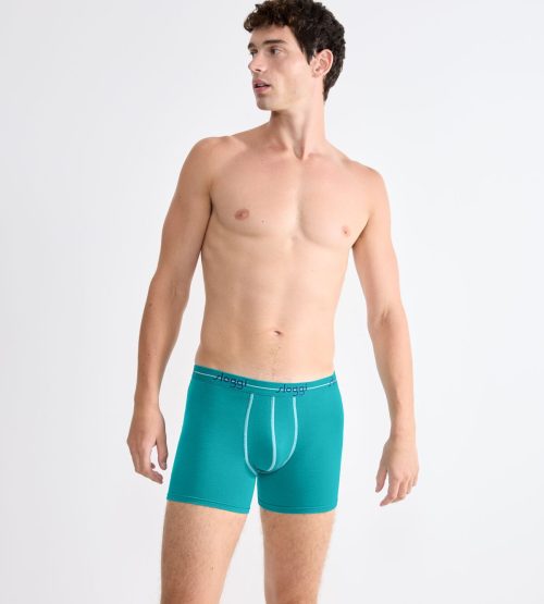 Sloggi Start Short Ανδρικά Μποξεράκια Μπλε/Πετρόλ 2Pack - Image 7