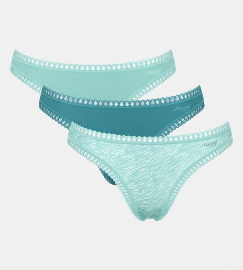 Sloggi Multicolor GO Crush String Γυναικεία Εσώρουχα 3Pack