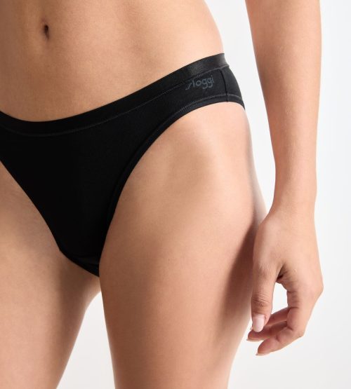 Sloggi GO Daily Cotton Mini Μαύρα Γυναικεία Εσώρουχα 3Pack - Image 4