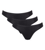 Sloggi GO Daily Cotton Mini Μαύρα Γυναικεία Εσώρουχα 3Pack