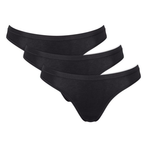 Sloggi GO Daily Cotton Mini Μαύρα Γυναικεία Εσώρουχα 3Pack