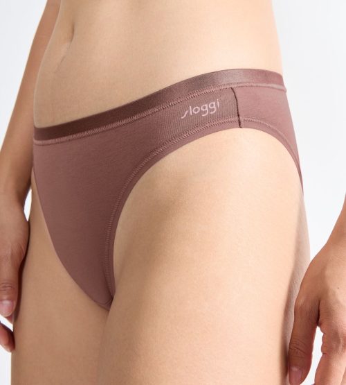 Sloggi GO Daily Cotton Mini Καφέ Γυναικεία Εσώρουχα 3Pack - Image 4