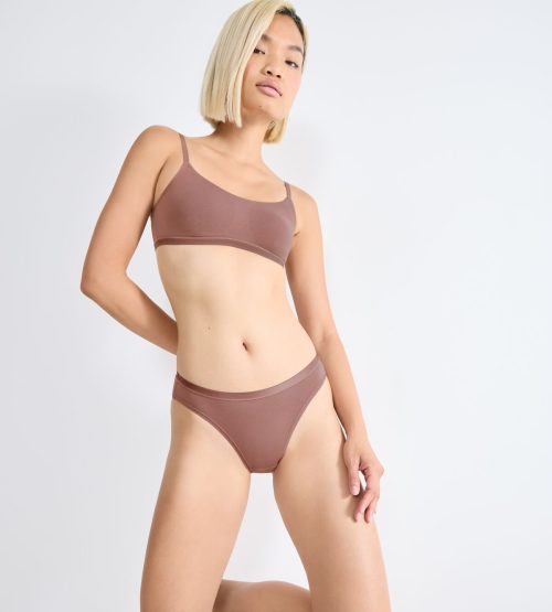 Sloggi GO Daily Cotton Mini Καφέ Γυναικεία Εσώρουχα 3Pack - Image 2