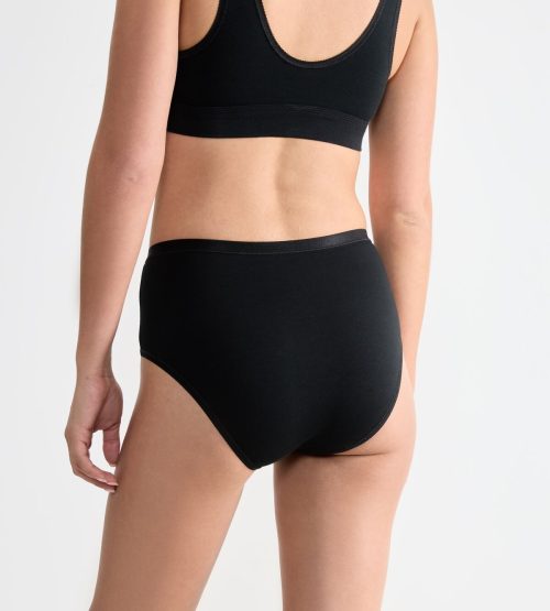 Sloggi GO Daily Cotton Midi Μαύρα Γυναικεία Εσώρουχα 3Pack - Image 3