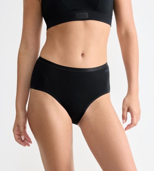 Sloggi GO Daily Cotton Midi Μαύρα Γυναικεία Εσώρουχα 3Pack - Image 5