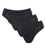 Sloggi GO Daily Cotton Tai Μαύρα Γυναικεία Εσώρουχα 3Pack