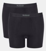 Sloggi men EVER Ease Short Μαύρα 2Pack