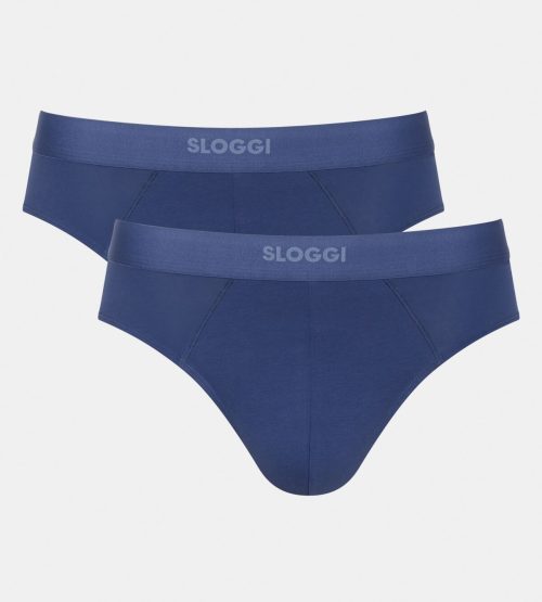 Sloggi men EVER Ease Brief Μπλε Σλιπ 2Pack