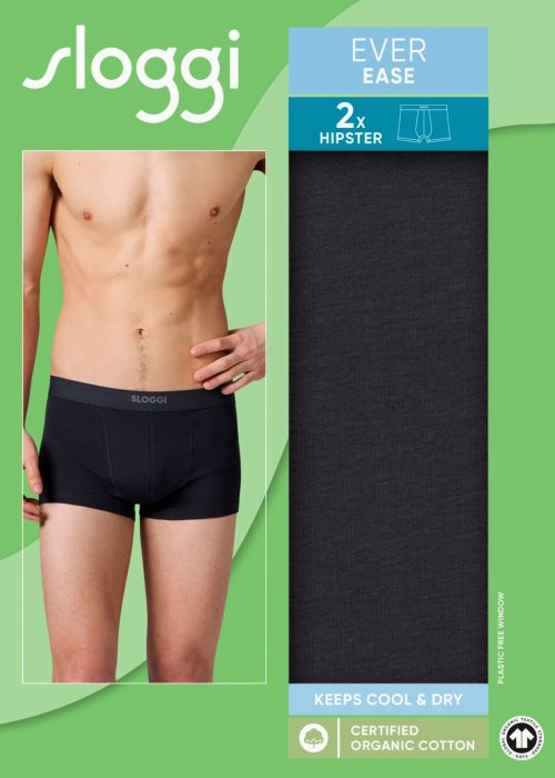 Sloggi men EVER Ease Hipster Μαύρα 2Pack - Image 5