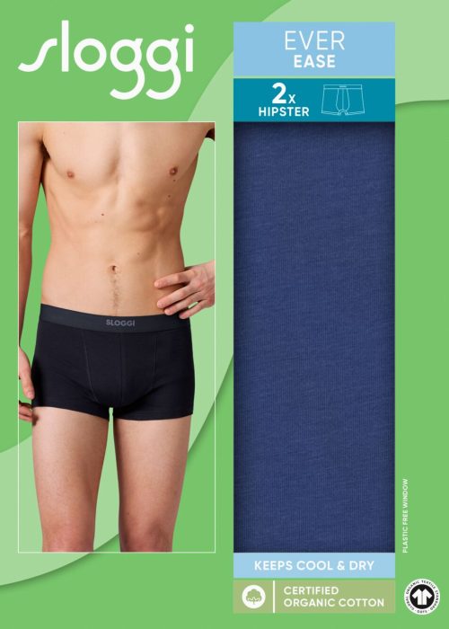 Sloggi men EVER Ease Hipster Μπλε 2Pack - Image 5