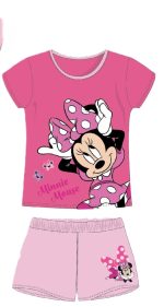 Disney Minnie Chic Φούξια Σετ Καλοκαιρινές Βαμβακερές Πυτζάμες