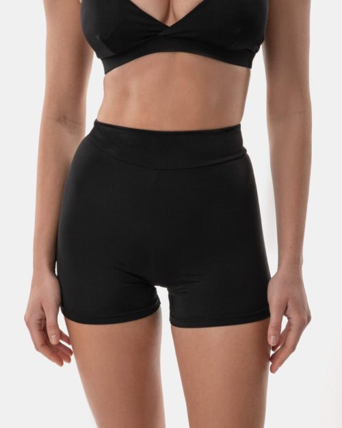 Rock Club Μαγιό Σλιπ Shorts Ψηλόμεσο Μαύρο - Image 2