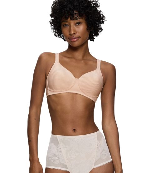 Triumph Modern Soft+Cotton P Μπεζ Σουτιέν με Ελαφριά Ενίσχυση χωρίς Μπανέλες - Image 4