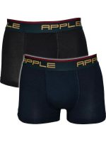 Apple Boxer Ανδρικά 2Pack Μαύρο/Ανθρακί