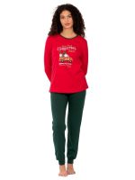 Nina Club Christmas Trees Γυναικεία Βαμβακερή Πύτζάμα