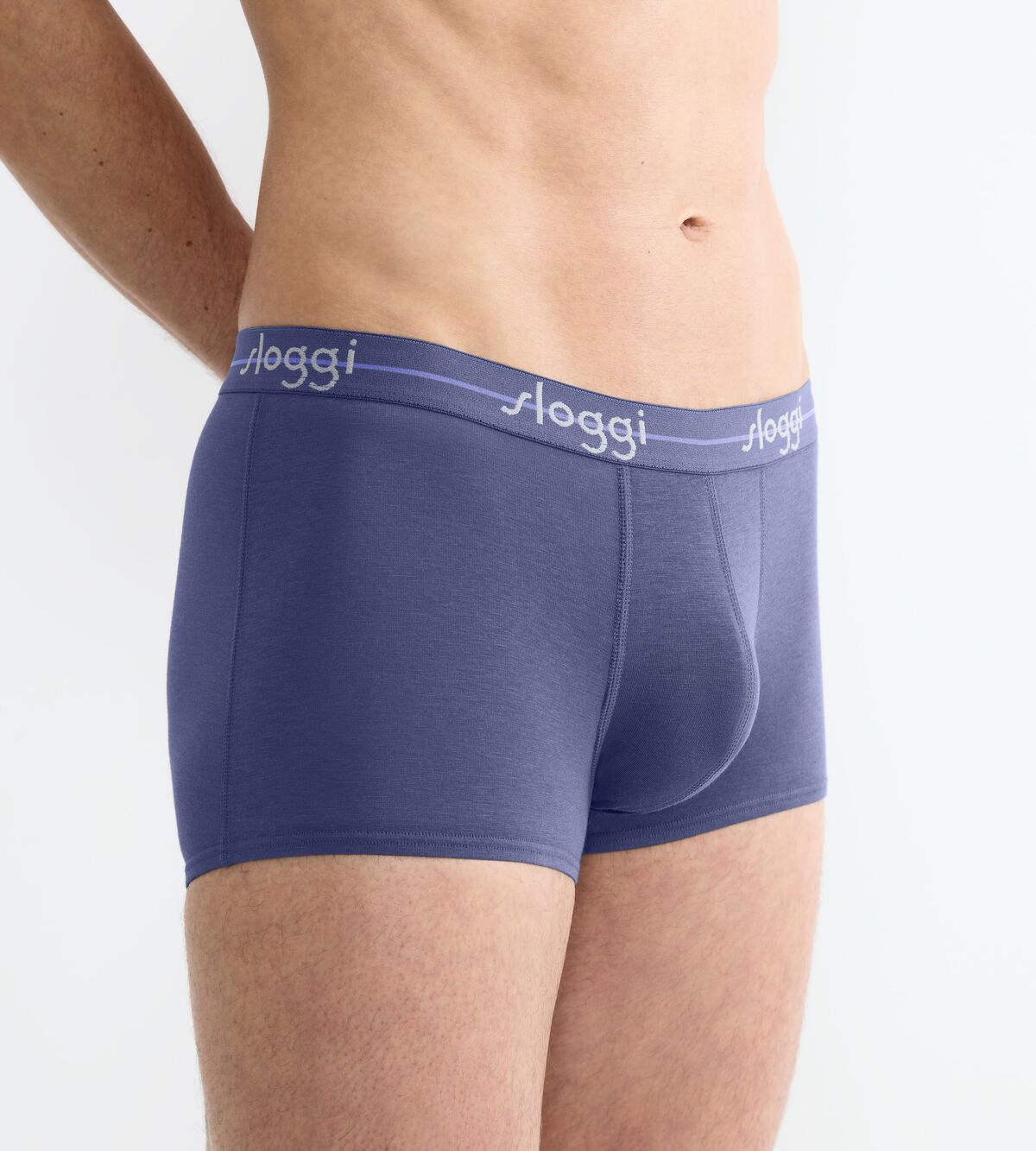 Sloggi Start Hipster Ανδρικά Μποξεράκια Μπλε/Μαρέν 2Pack - Image 3