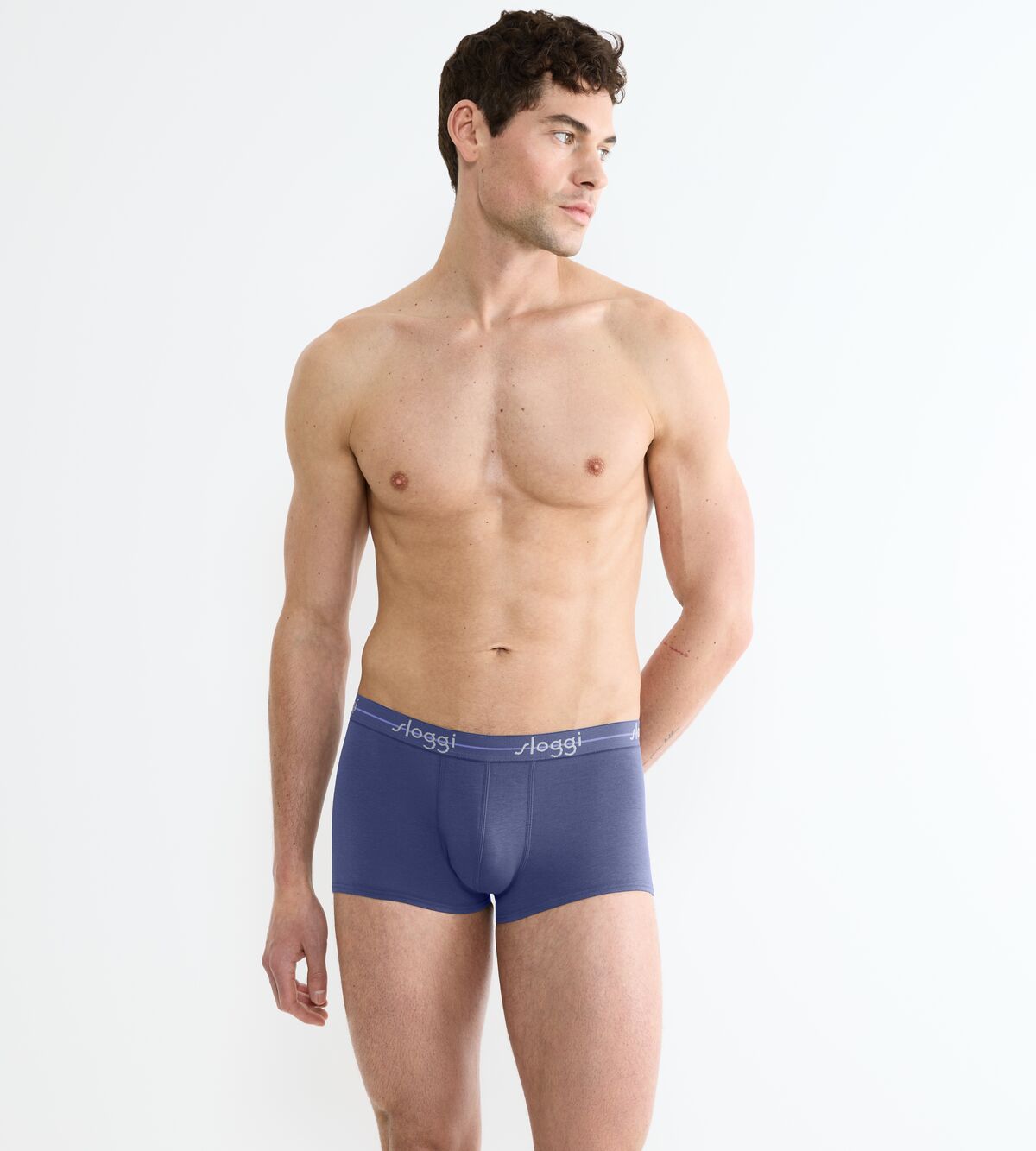 Sloggi Start Hipster Ανδρικά Μποξεράκια Μπλε/Μαρέν 2Pack - Image 4