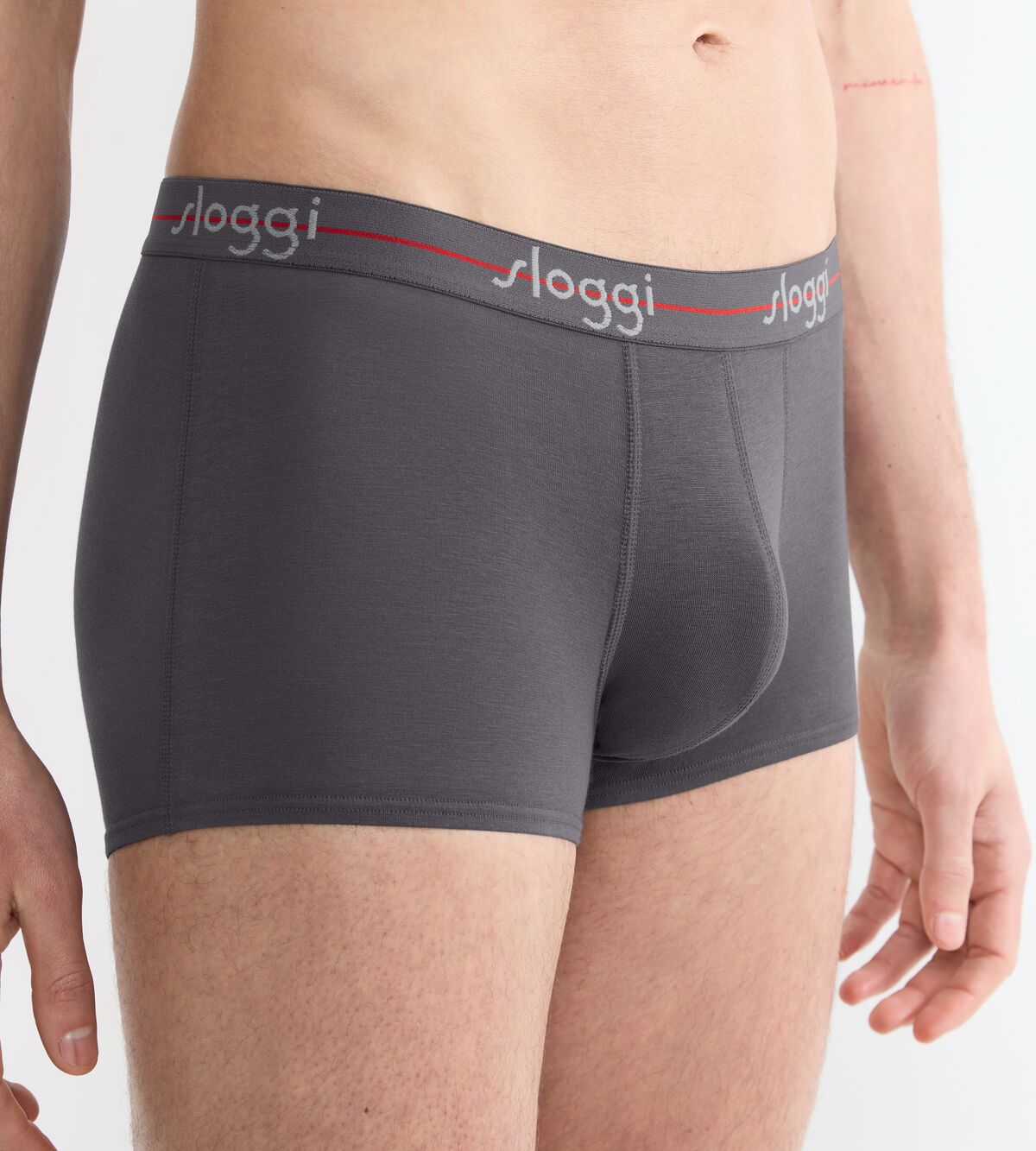 Sloggi Start Hipster Ανδρικά Μποξεράκια Γκρι/Ανθρακί 2Pack - Image 3