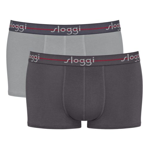 Sloggi Start Hipster Ανδρικά Μποξεράκια Γκρι/Ανθρακί 2Pack